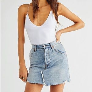 Free People Denim Skirt